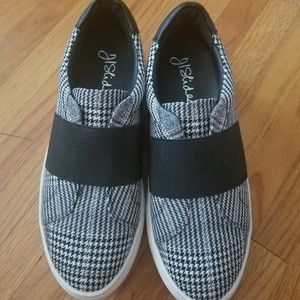 J SLIDES adorn platform sneakers size 7